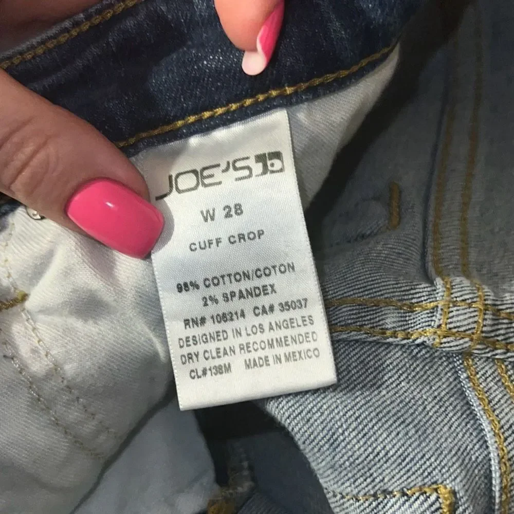 ✨Joes Jeans Womens Cuff Crop Wakley Jeans Distressed✨ - Picture 5 of 7